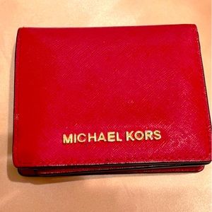 Michael Kors Red wallet